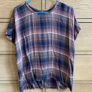 Cloth & Stone plaid shirt